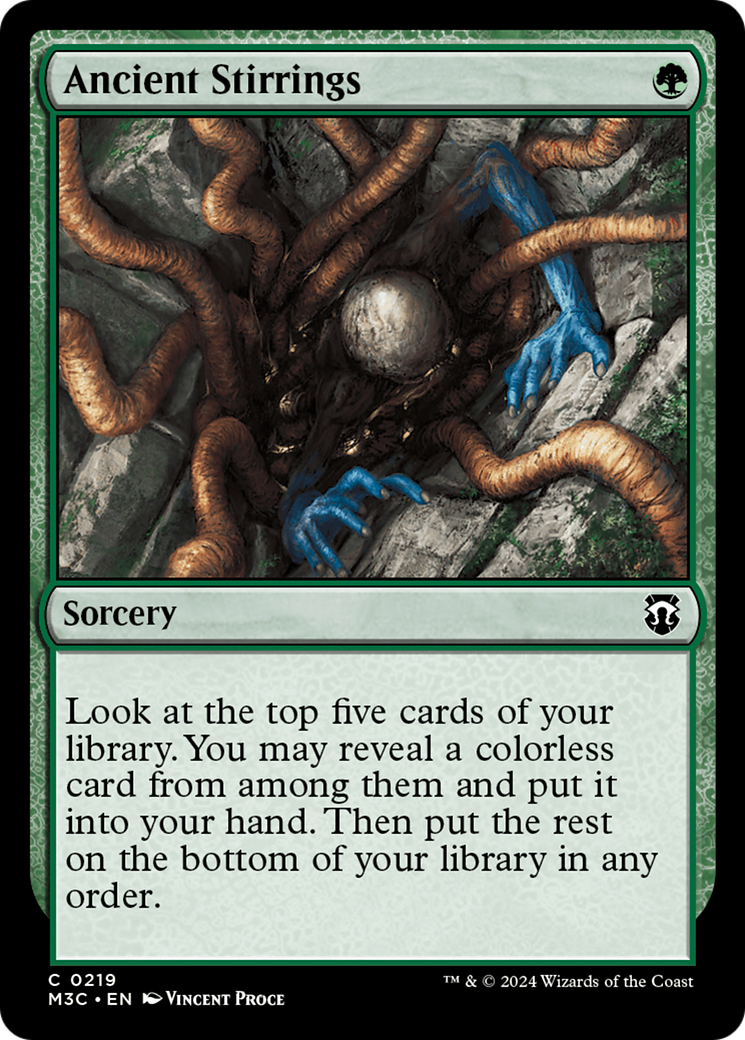 Ancient Stirrings (M3C-219) [Modern Horizons 3 Commander]