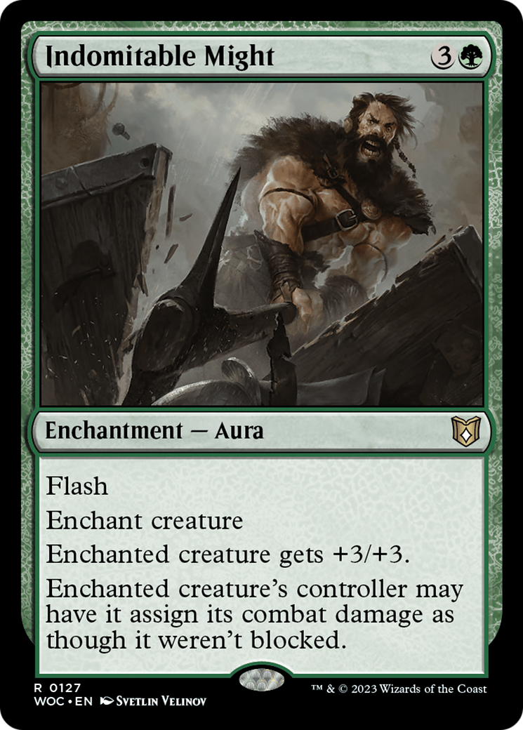 Indomitable Might (WOC-127) [Wilds of Eldraine Commander]