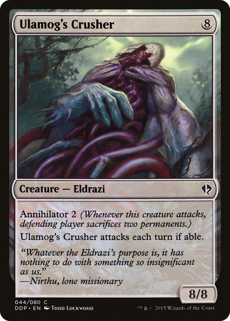 Ulamog's Crusher (DDP-044) [Duel Decks: Zendikar vs. Eldrazi]