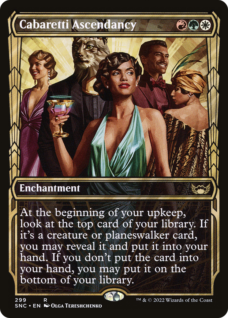 Cabaretti Ascendancy (SNC-299) [Streets of New Capenna]: (Showcase) Foil