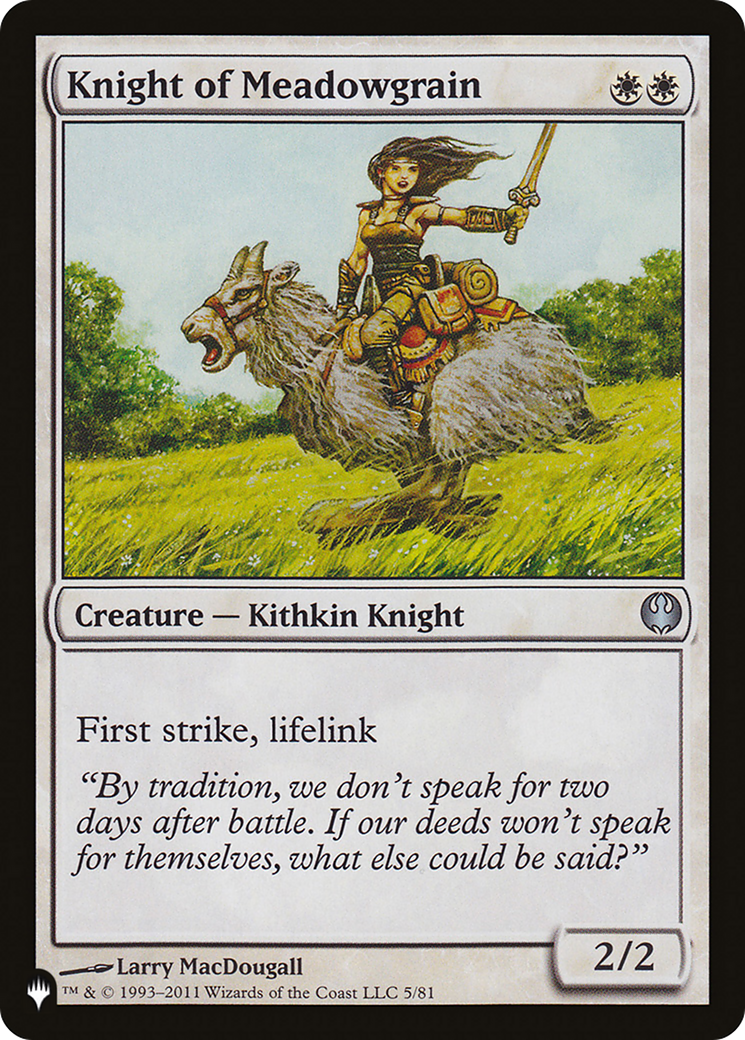 Knight of Meadowgrain (LIST-DDG-5) [The List]