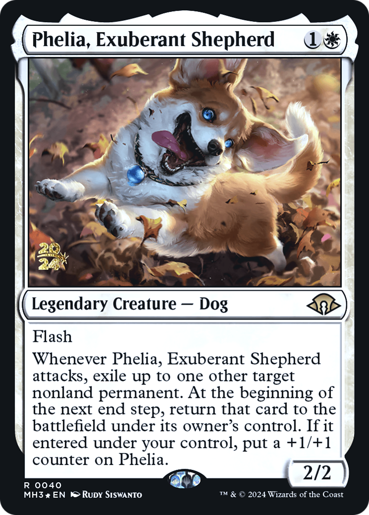 Phelia, Exuberant Shepherd (PRE-40S) [Modern Horizons 3 Promos] Foil