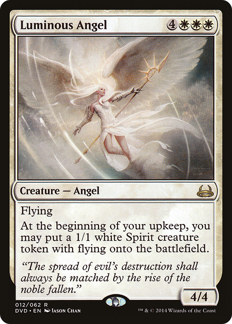 Luminous Angel (DD3-012) [Duel Decks Anthology: Divine vs. Demonic]