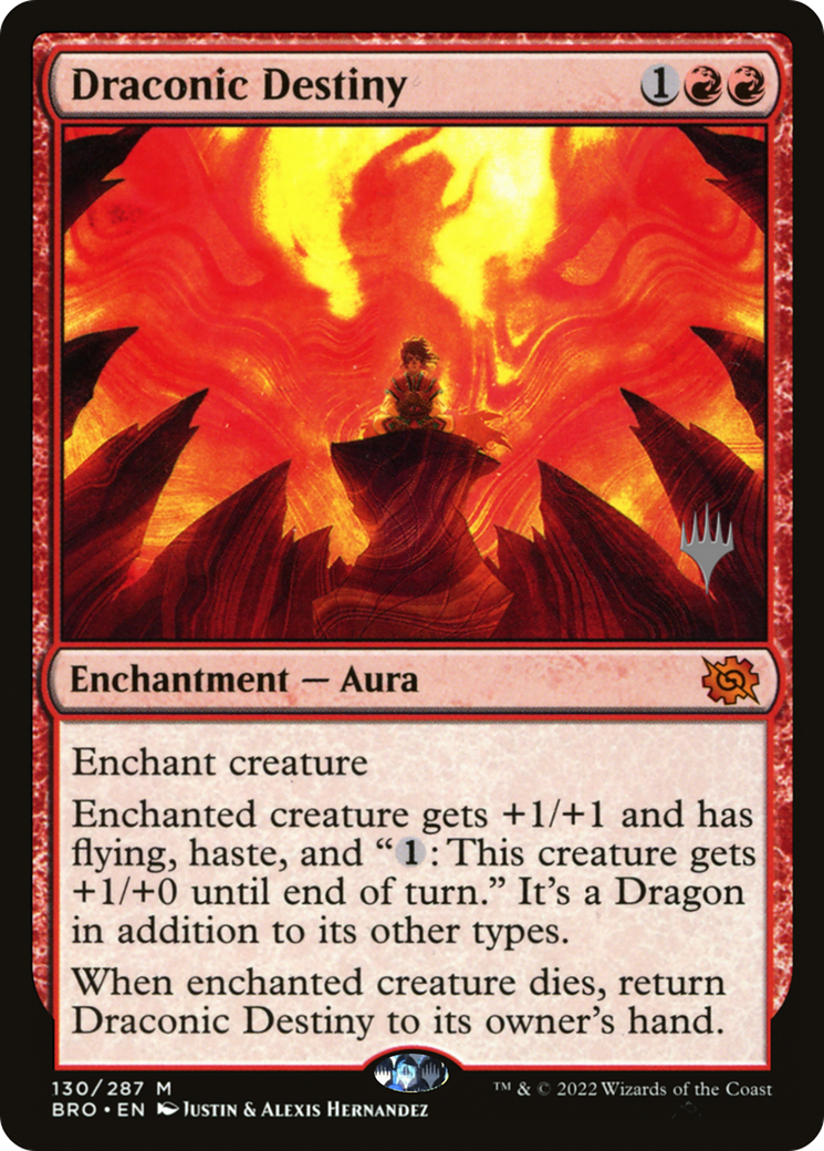Draconic Destiny (PPBRO-130P) [The Brothers' War Promos]