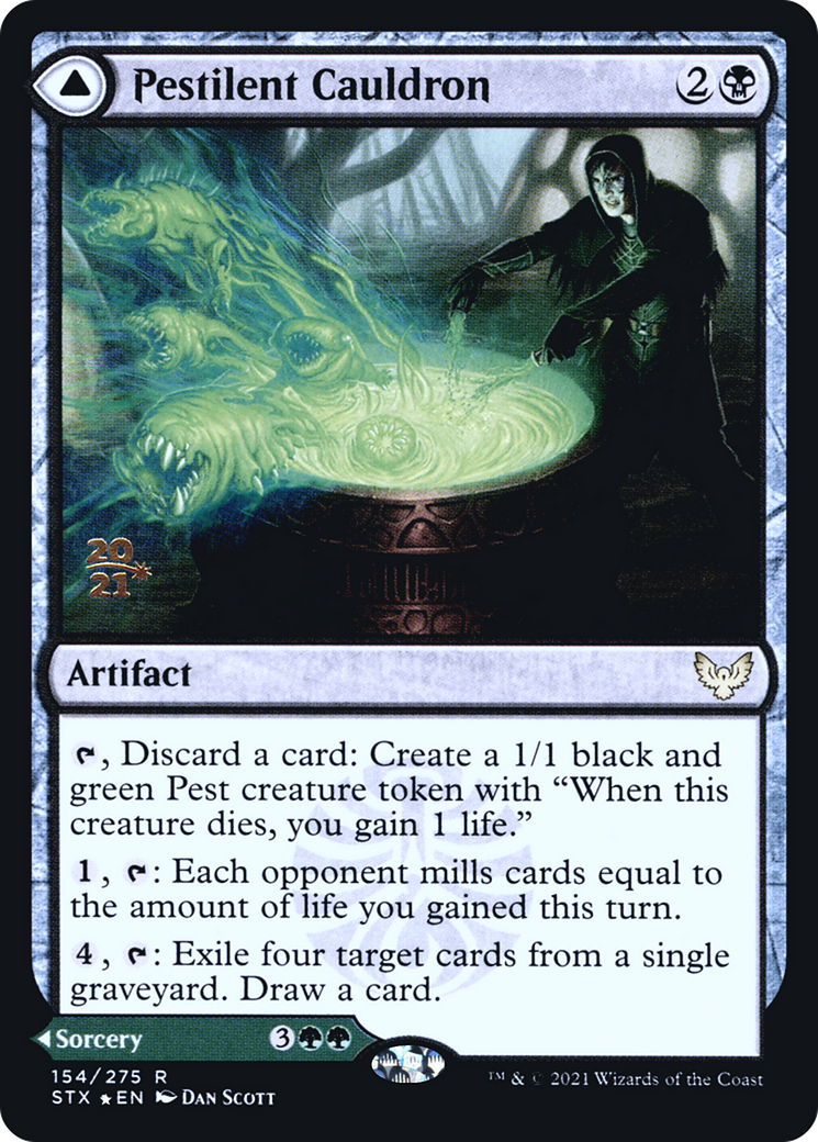 Pestilent Cauldron (PRE-154S) [Strixhaven: School of Mages Promos] Foil