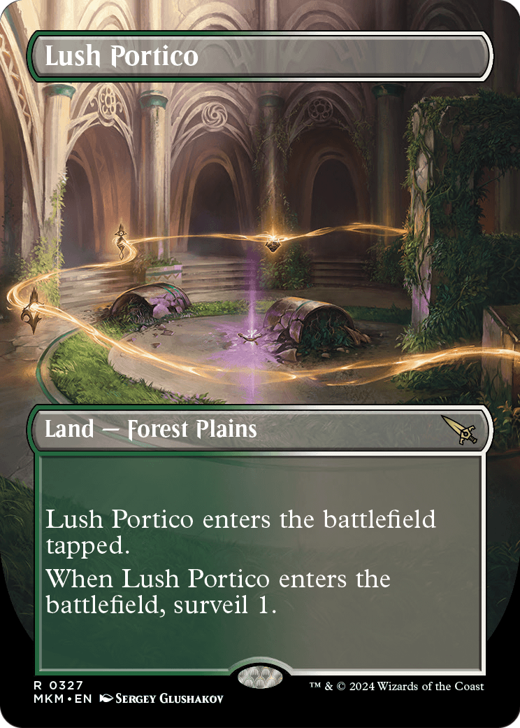 Lush Portico (Borderless) (MKM-327) [Murders at Karlov Manor] Foil