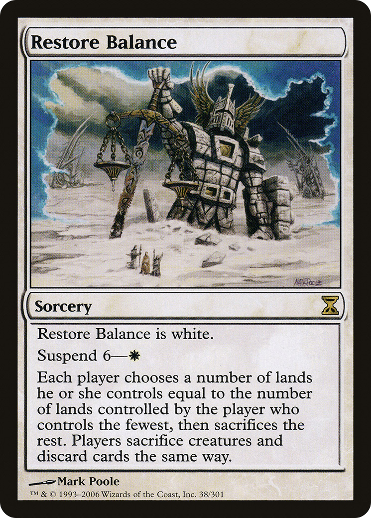 Restore Balance (TSP-038) [Time Spiral]
