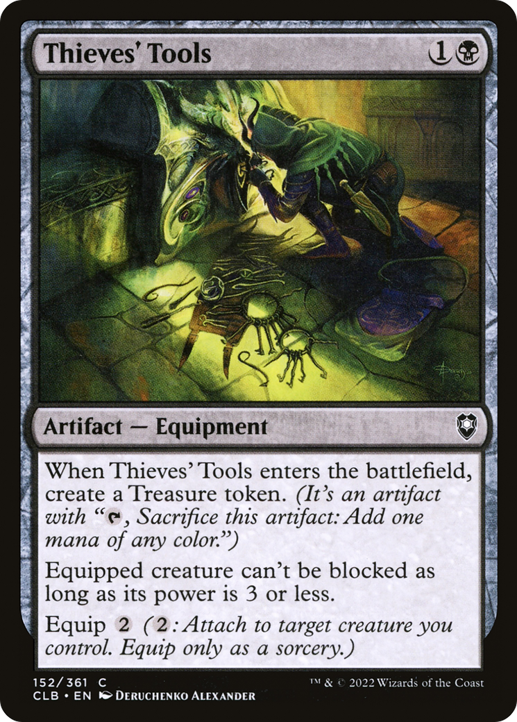 Thieves' Tools (CLB-152) [Commander Legends: Battle for Baldur's Gate]