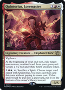 Quintorius, Loremaster (PRE-250S) [March of the Machine Promos] Foil