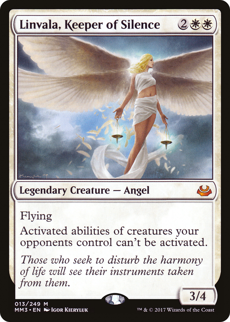 Linvala, Keeper of Silence (MM3-013) [Modern Masters 2017]