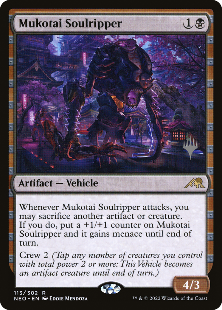 Mukotai Soulripper (PPNEO-113) [Promo Pack: Kamigawa: Neon Dynasty Promos]