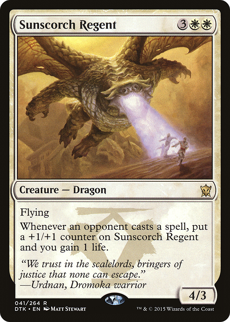 Sunscorch Regent (DTK-041) [Dragons of Tarkir]