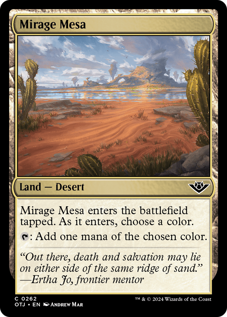 Mirage Mesa (OTJ-262) [Outlaws of Thunder Junction]