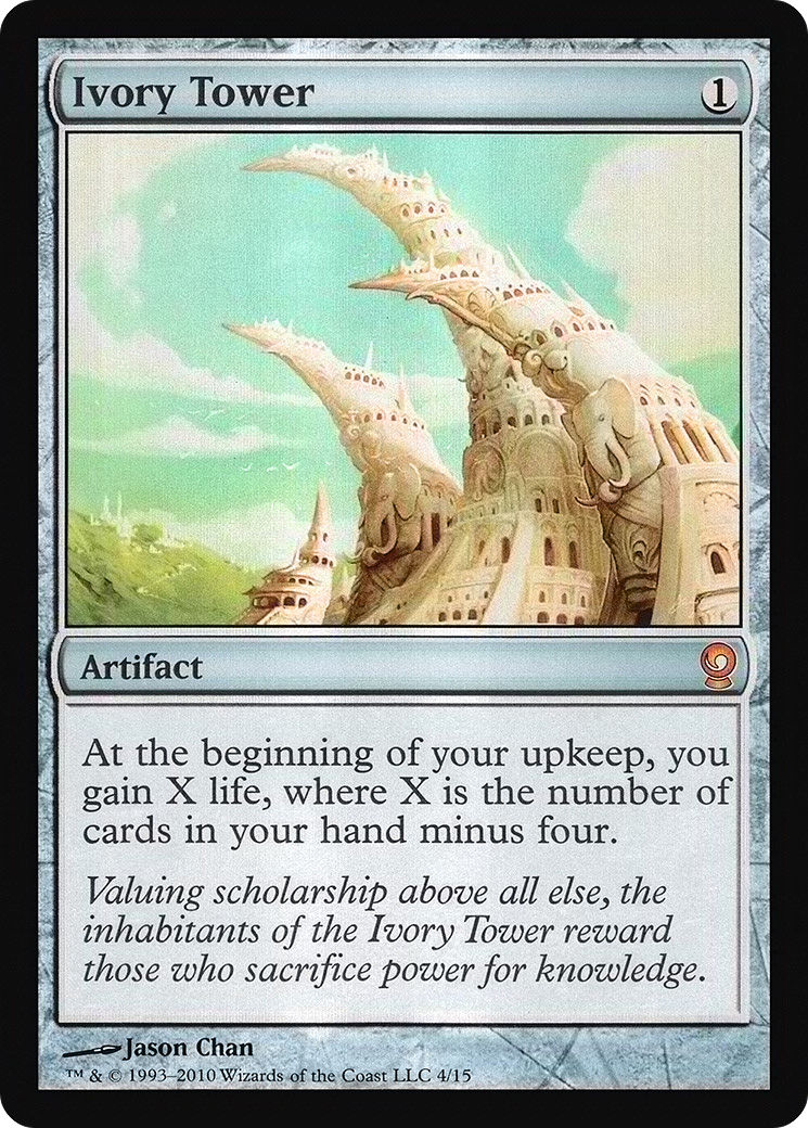 Ivory Tower (V10-004) [From the Vault: Relics] Foil