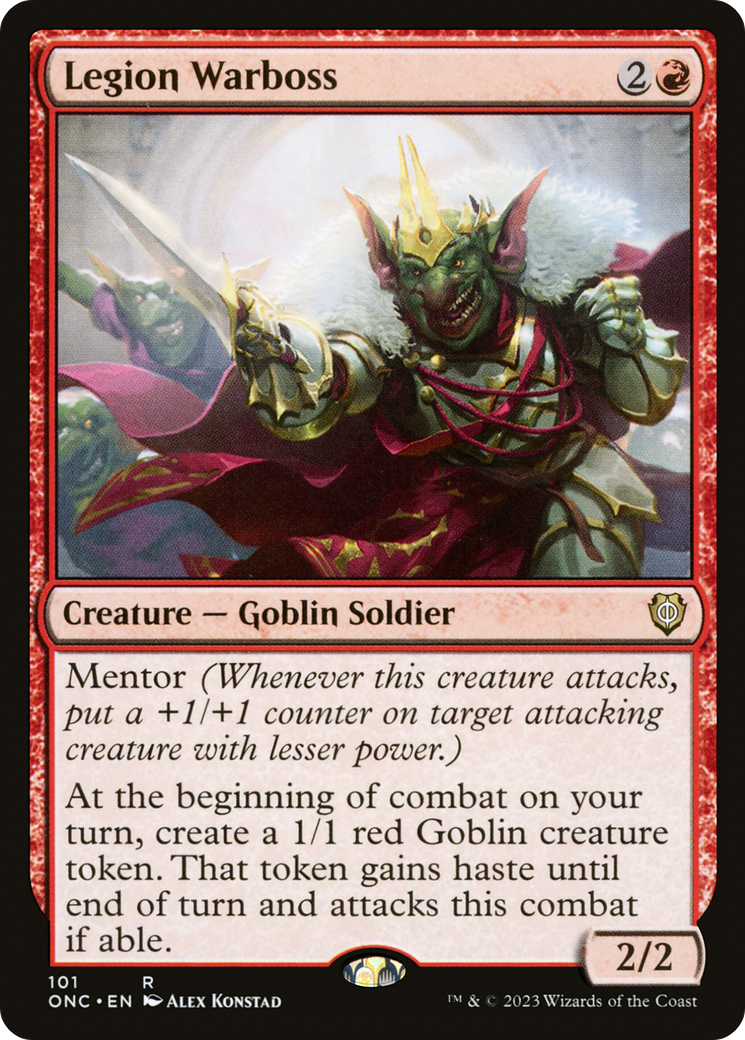 Legion Warboss (ONC-101) [Phyrexia: All Will Be One Commander]