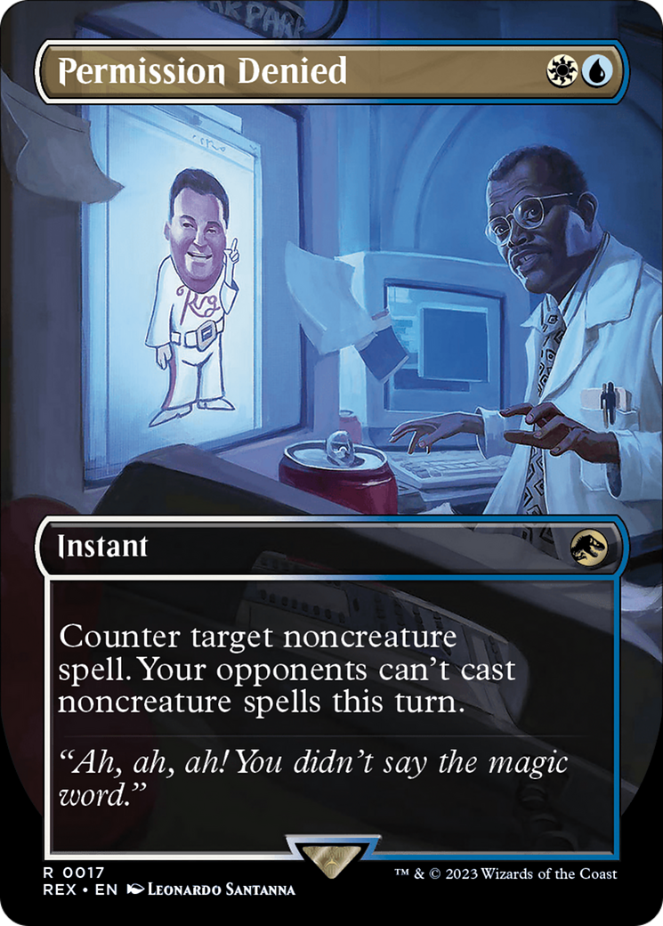 Permission Denied (REX-017) [Jurassic World Collection] (Borderless)