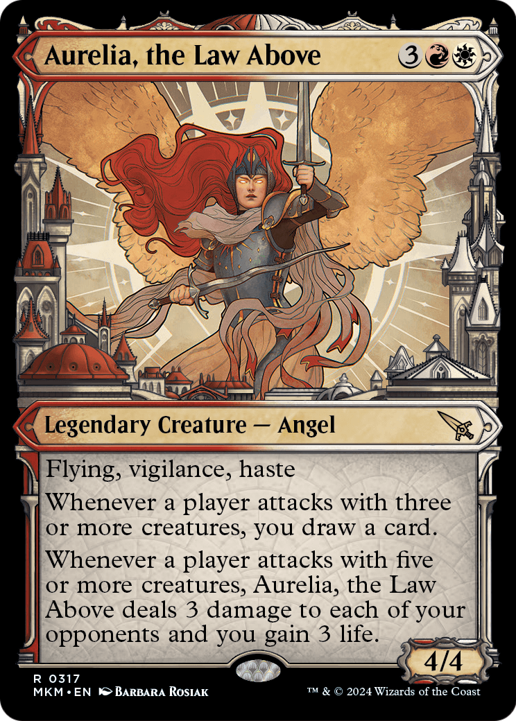 Aurelia, the Law Above (Showcase) (MKM-317) [Murders at Karlov Manor]