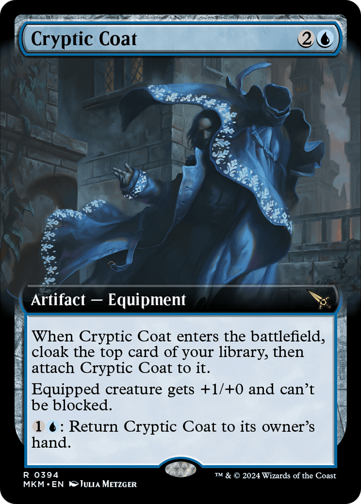 Cryptic Coat (MKM-394) [Murders at Karlov Manor]: (Extended Art) Foil