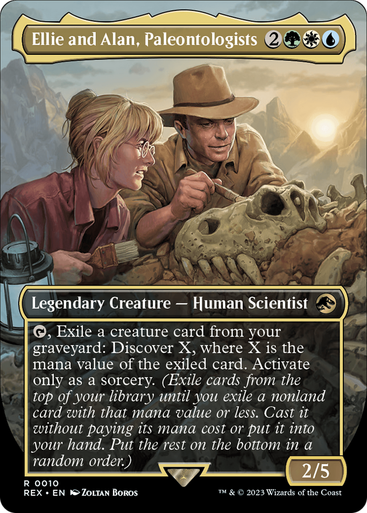 Ellie and Alan, Paleontologists (REX-010) [Jurassic World Collection] (Borderless)