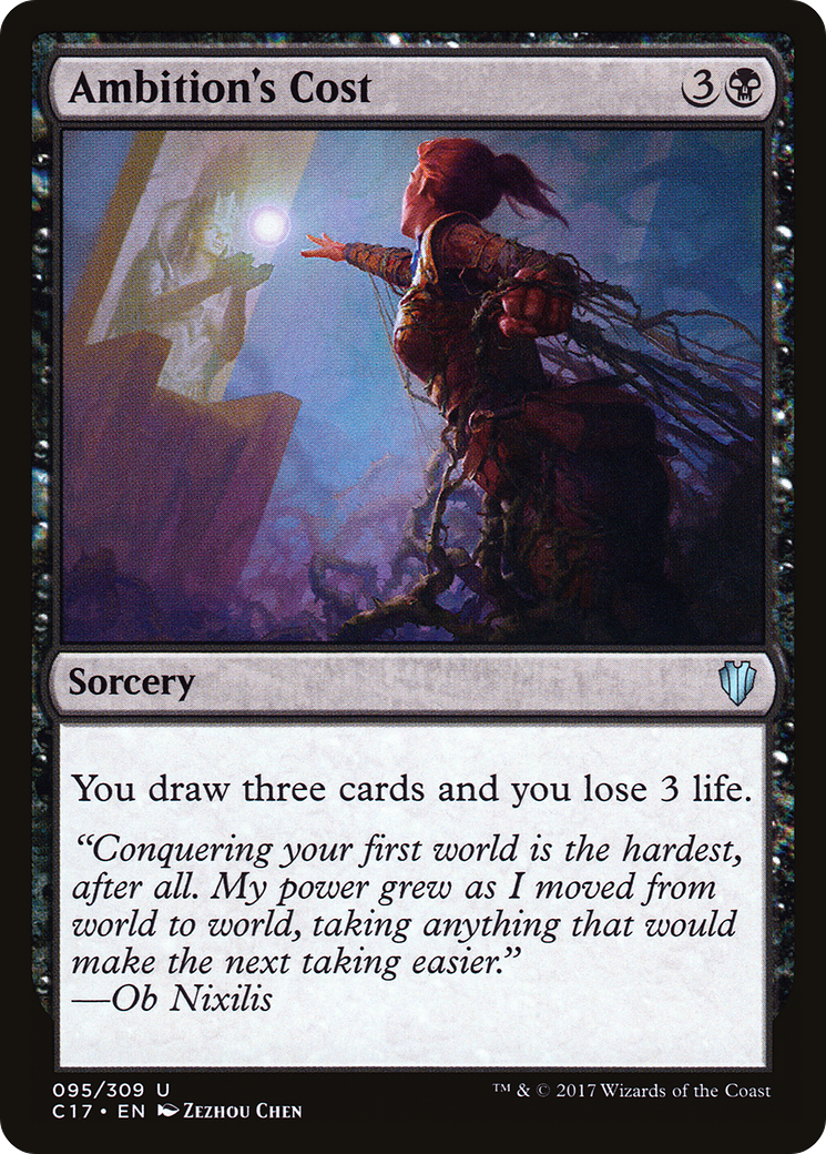 Ambition's Cost (C17-095) [Commander 2017]