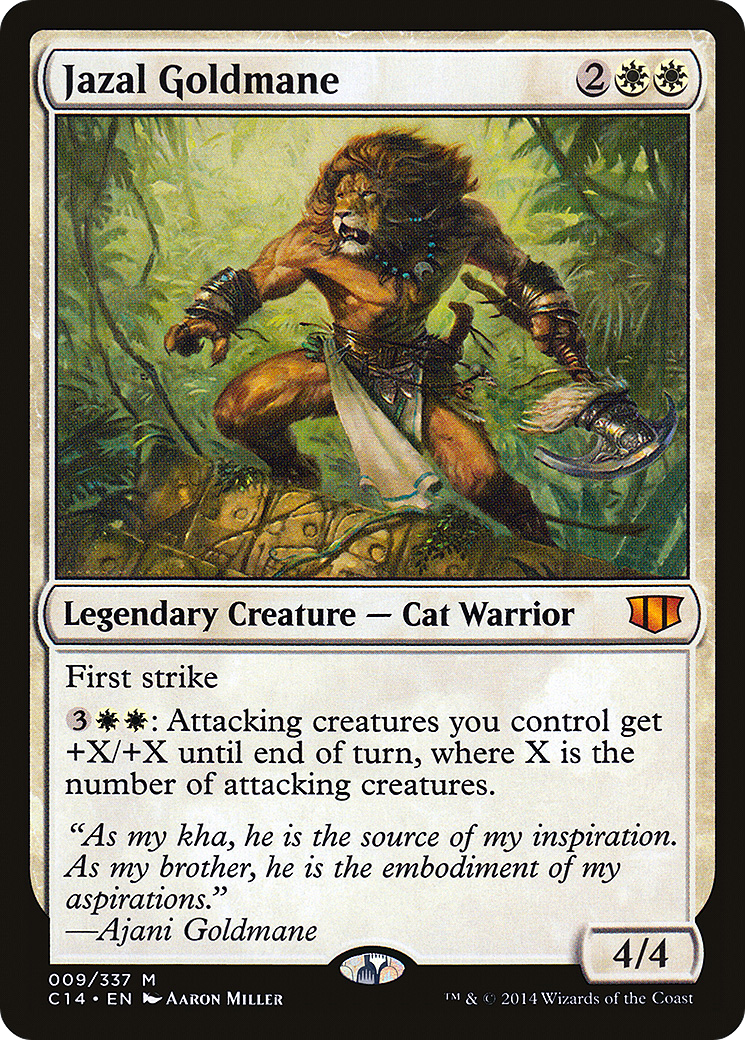 Jazal Goldmane (C14-009) [Commander 2014]