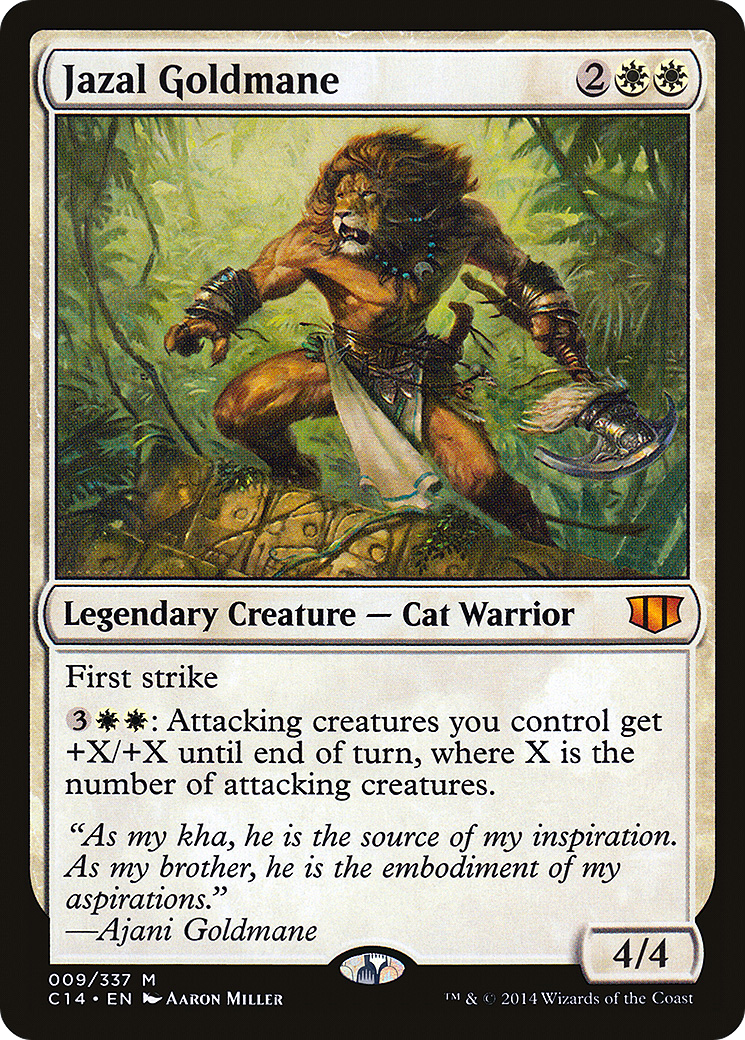 Jazal Goldmane (C14-009) [Commander 2014]