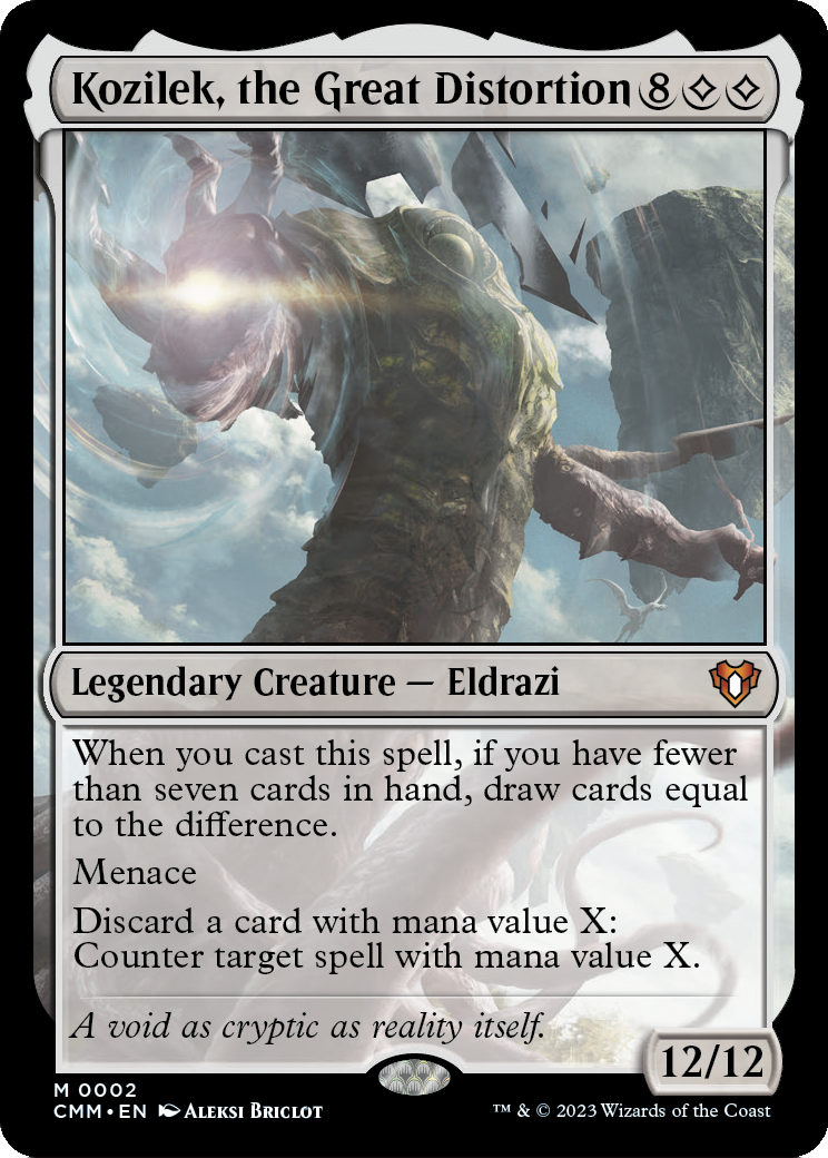 Kozilek, the Great Distortion (CMM-002) [Commander Masters]
