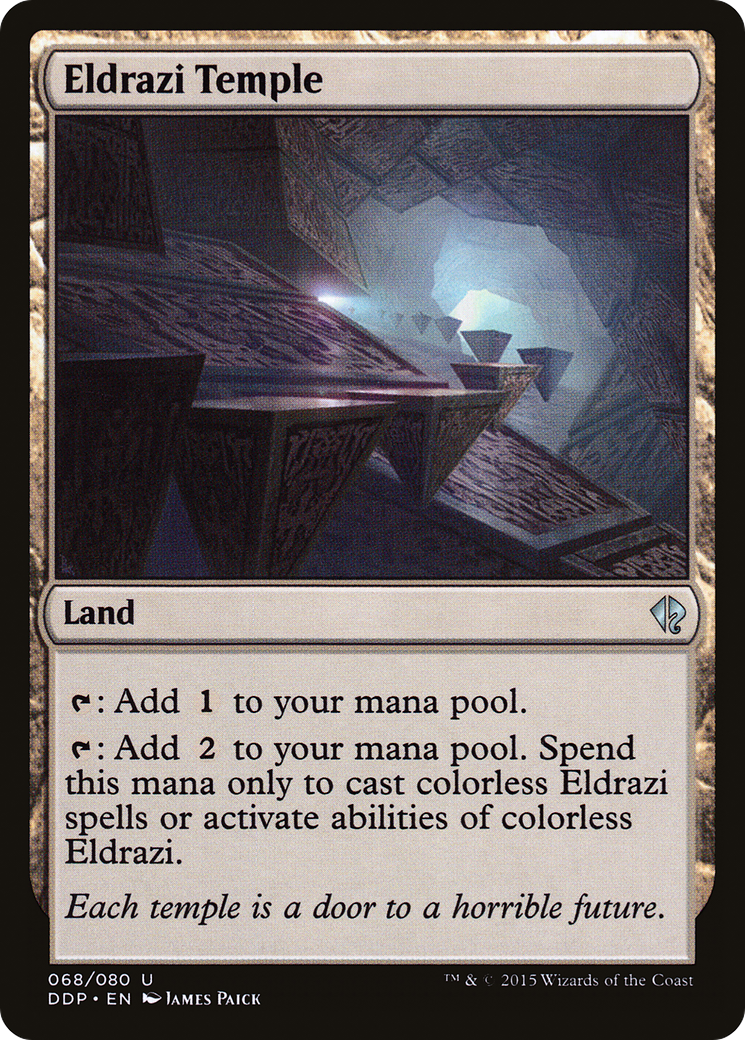 Eldrazi Temple (DDP-068) [Duel Decks: Zendikar vs. Eldrazi]