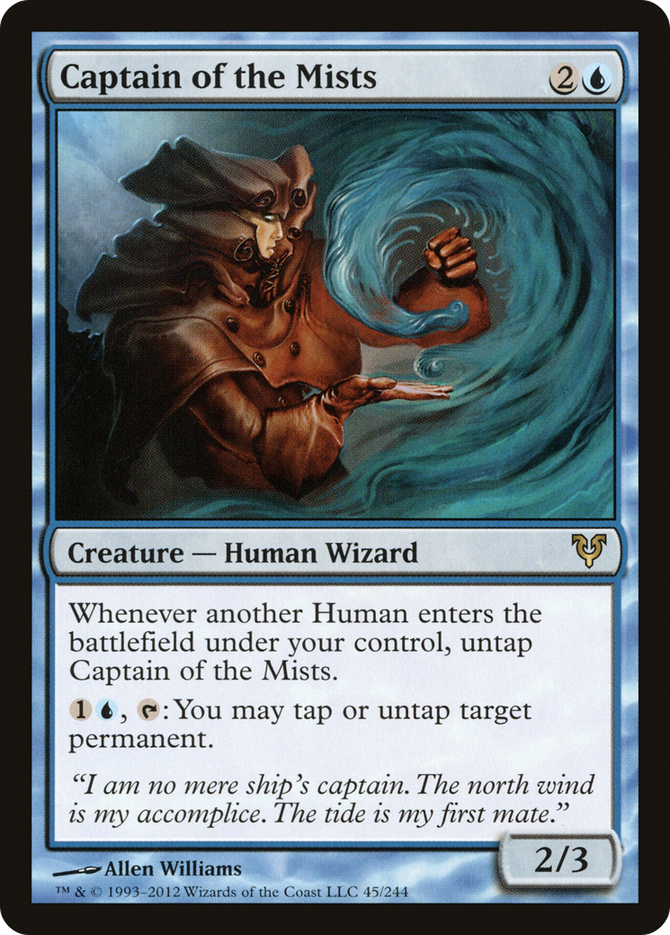 Captain of the Mists (AVR-045) [Avacyn Restored] Foil