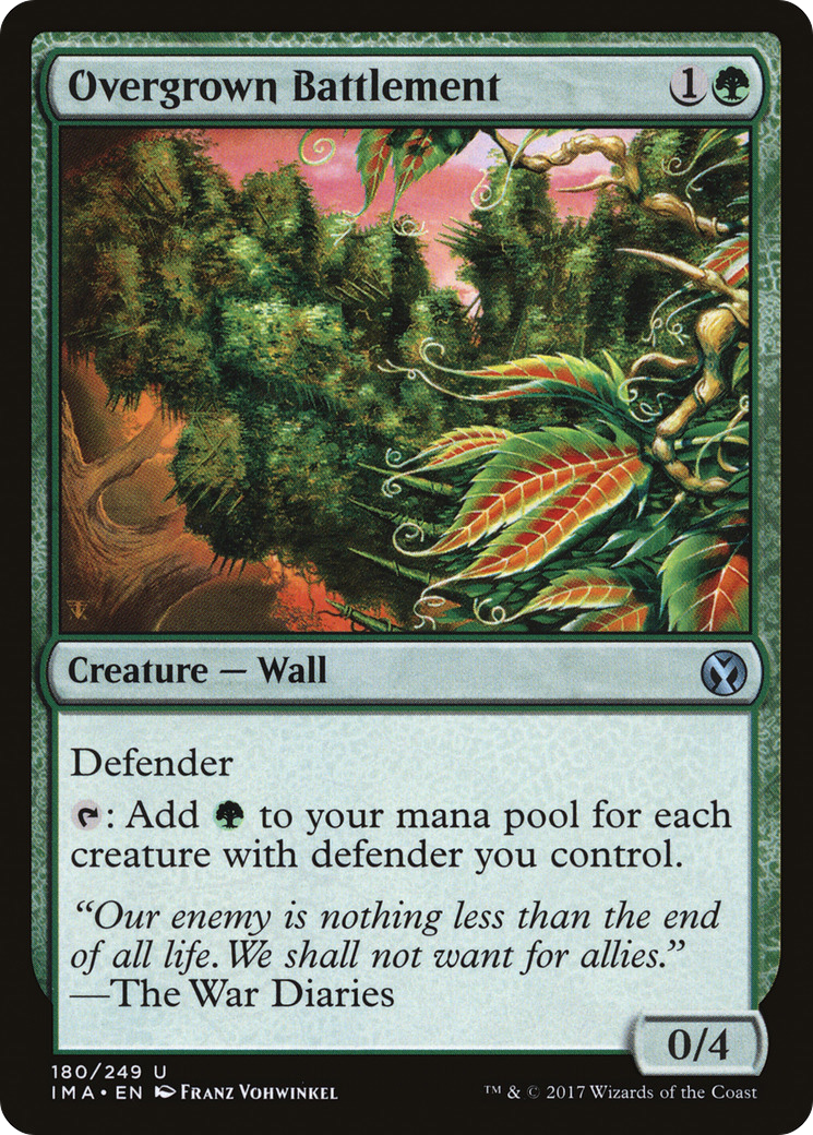 Overgrown Battlement (IMA-180) [Iconic Masters]