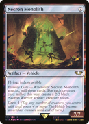 Necron Monolith (Surge Foil) (40K-161) [Warhammer 40,000 Commander] Foil