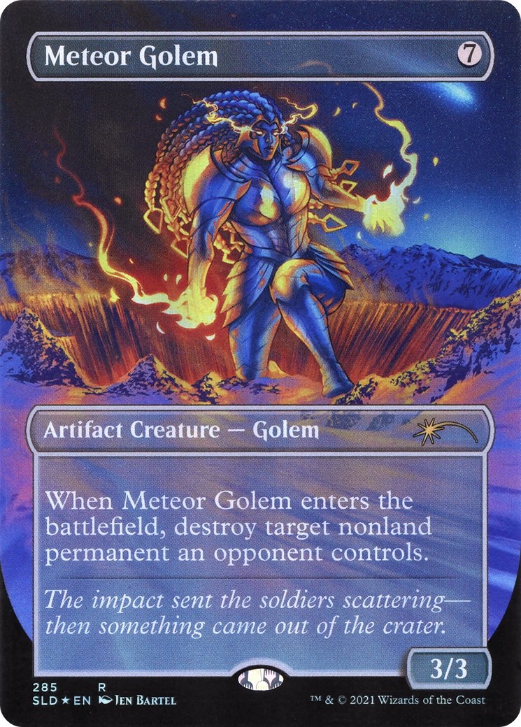 Meteor Golem (SLD-285) [Secret Lair Drop] (Borderless)