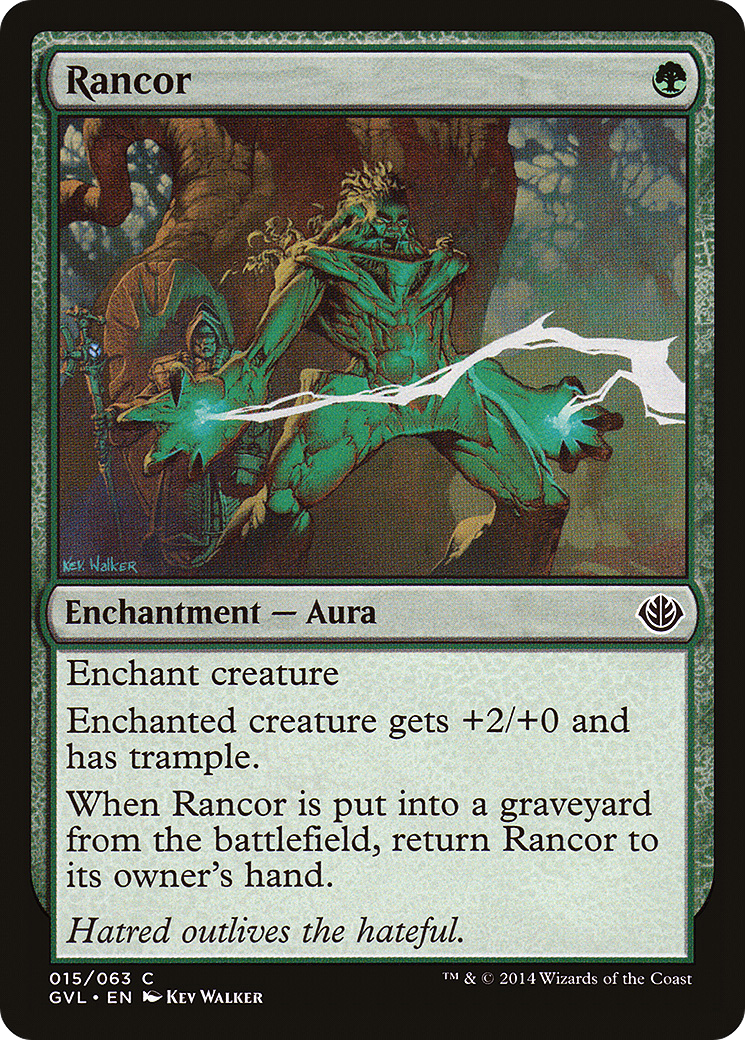 Rancor (DD3-015) [Duel Decks Anthology: Garruk vs. Liliana]