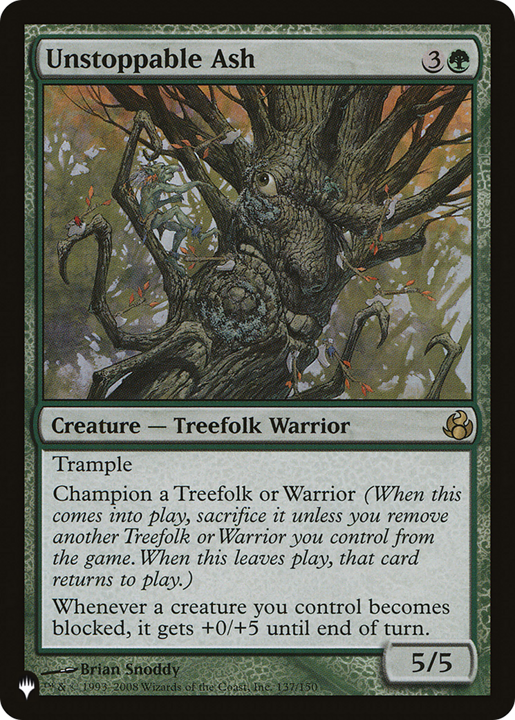 Unstoppable Ash (LIST-MOR-137) [The List]
