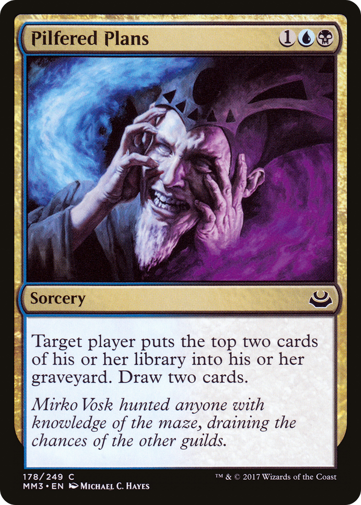 Pilfered Plans (MM3-178) [Modern Masters 2017]