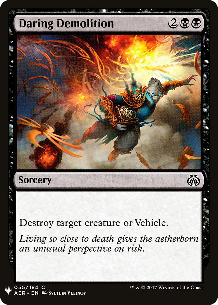 Daring Demolition (LIST-AER-55) [The List]