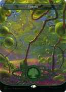 Forest (UNF-490) (Borderless) (Galaxy Foil) [Unfinity] Foil