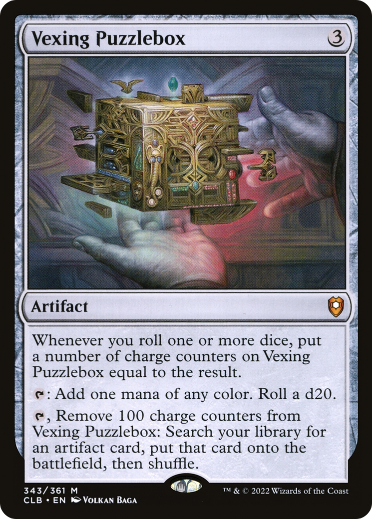 Vexing Puzzlebox (CLB-343) [Commander Legends: Battle for Baldur's Gate] Foil