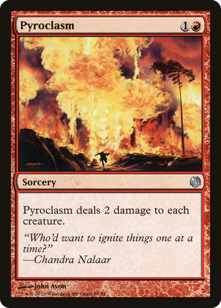 Pyroclasm (DDL-063) [Duel Decks: Heroes vs. Monsters]