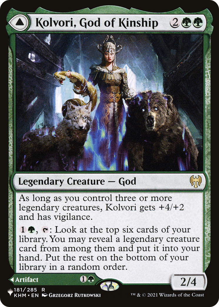 Kolvori, God of Kinship // The Ringhart Crest (LIST-KHM-181) [The List]