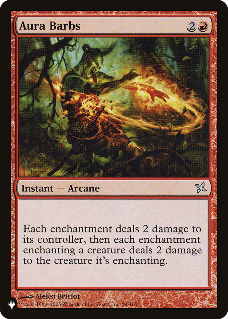 Aura Barbs (LIST-BOK-94) [The List] Foil