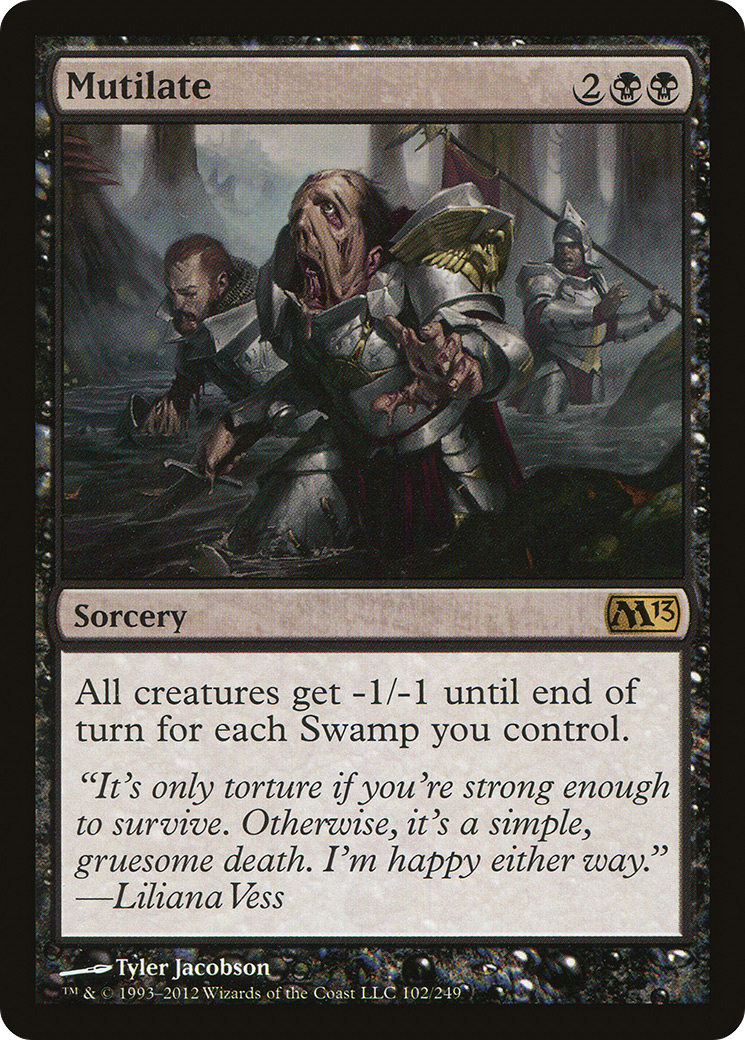 Mutilate (M13-102) [Magic 2013] Foil