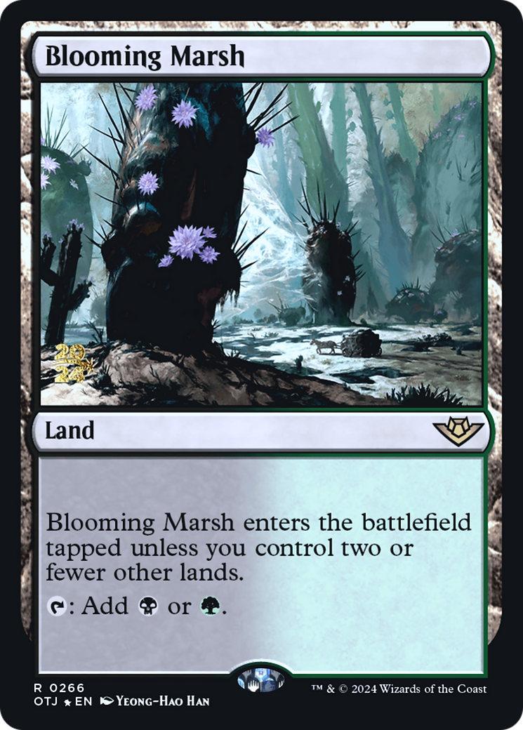 Blooming Marsh (PRE-266S) [Outlaws of Thunder Junction Promos] Foil