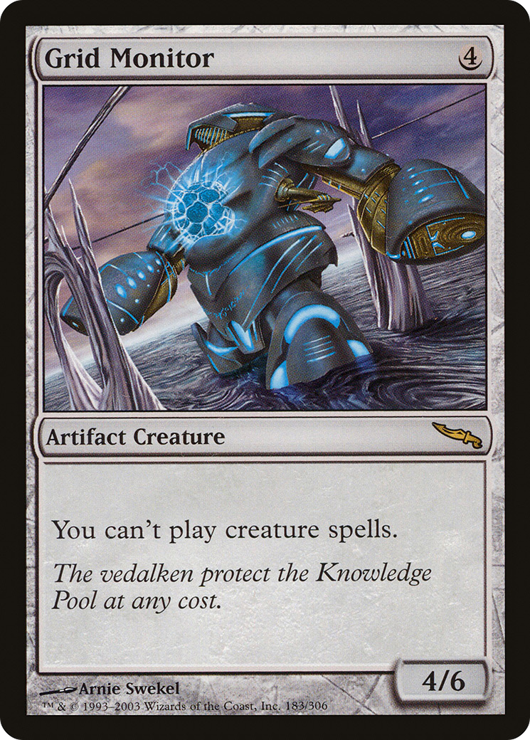 Grid Monitor (MRD-183) [Mirrodin]
