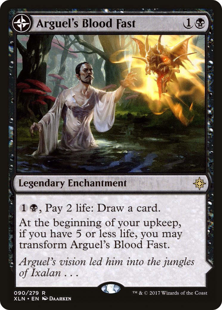 Arguel's Blood Fast // Temple of Aclazotz (XLN-090) [Ixalan]: (compasslanddfc)