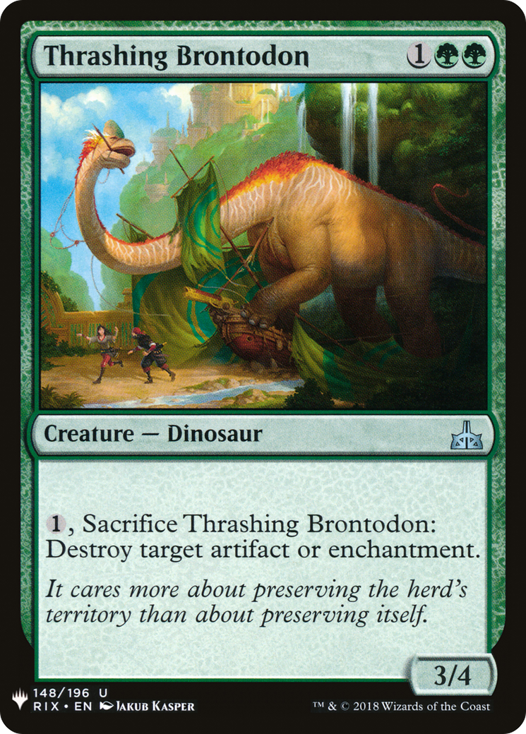 Thrashing Brontodon (LIST-RIX-148) [The List]