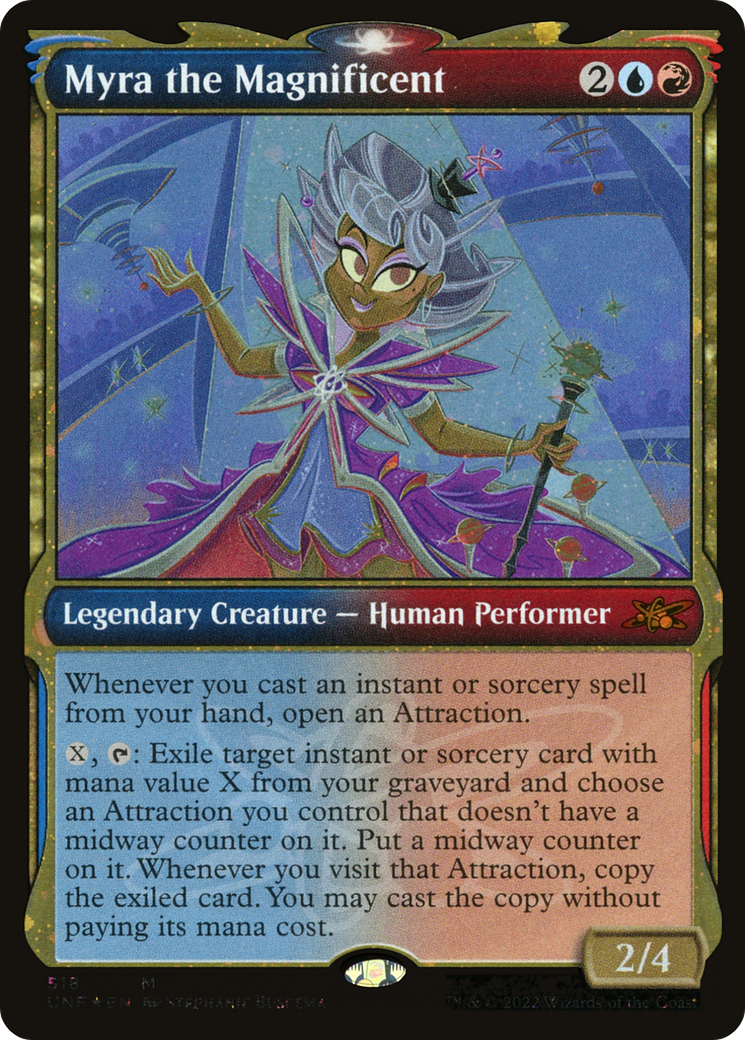 Myra the Magnificent (Showcase) (Galaxy Foil) (UNF-518) [Unfinity] Foil