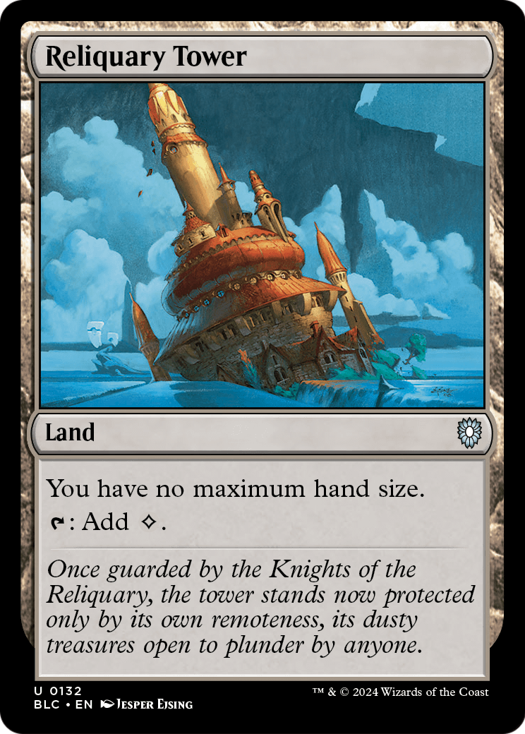 Reliquary Tower (BLC-132) [Bloomburrow Commander]
