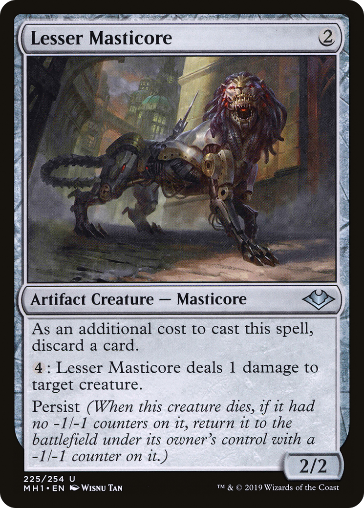 Lesser Masticore (MH1-225) [Modern Horizons]