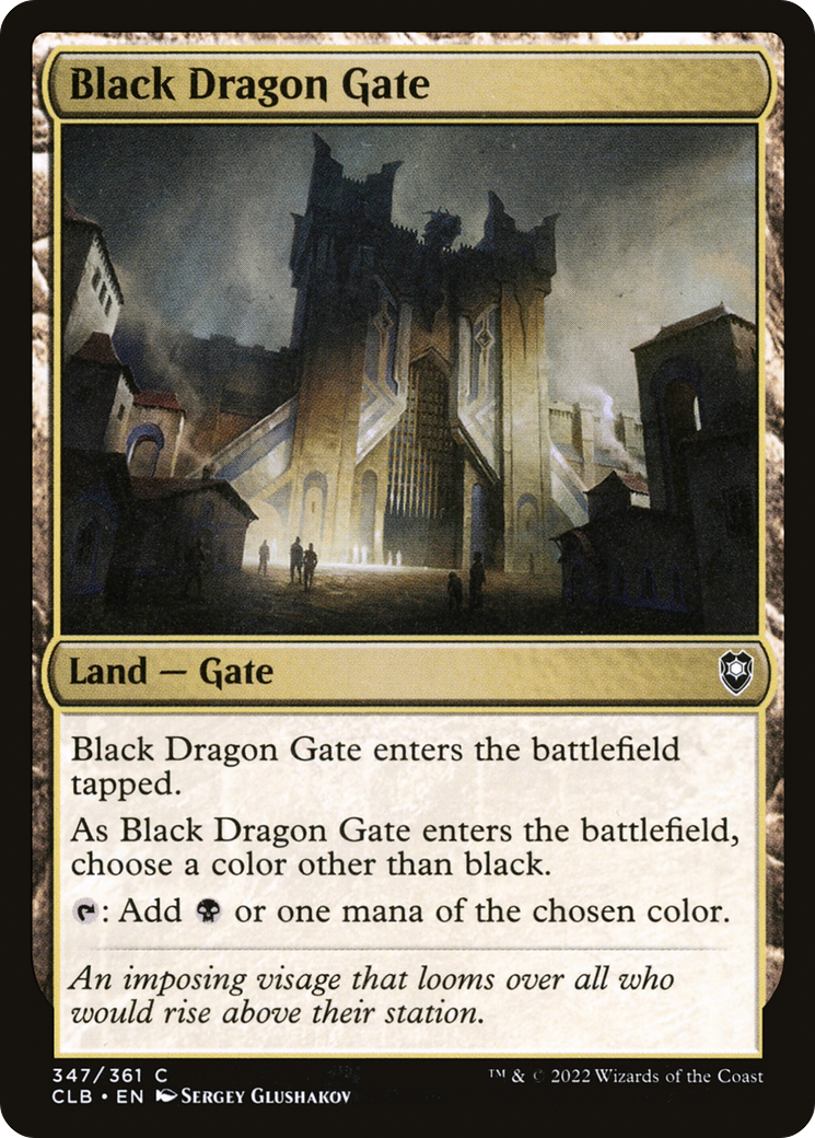 Black Dragon Gate (CLB-347) [Commander Legends: Battle for Baldur's Gate]